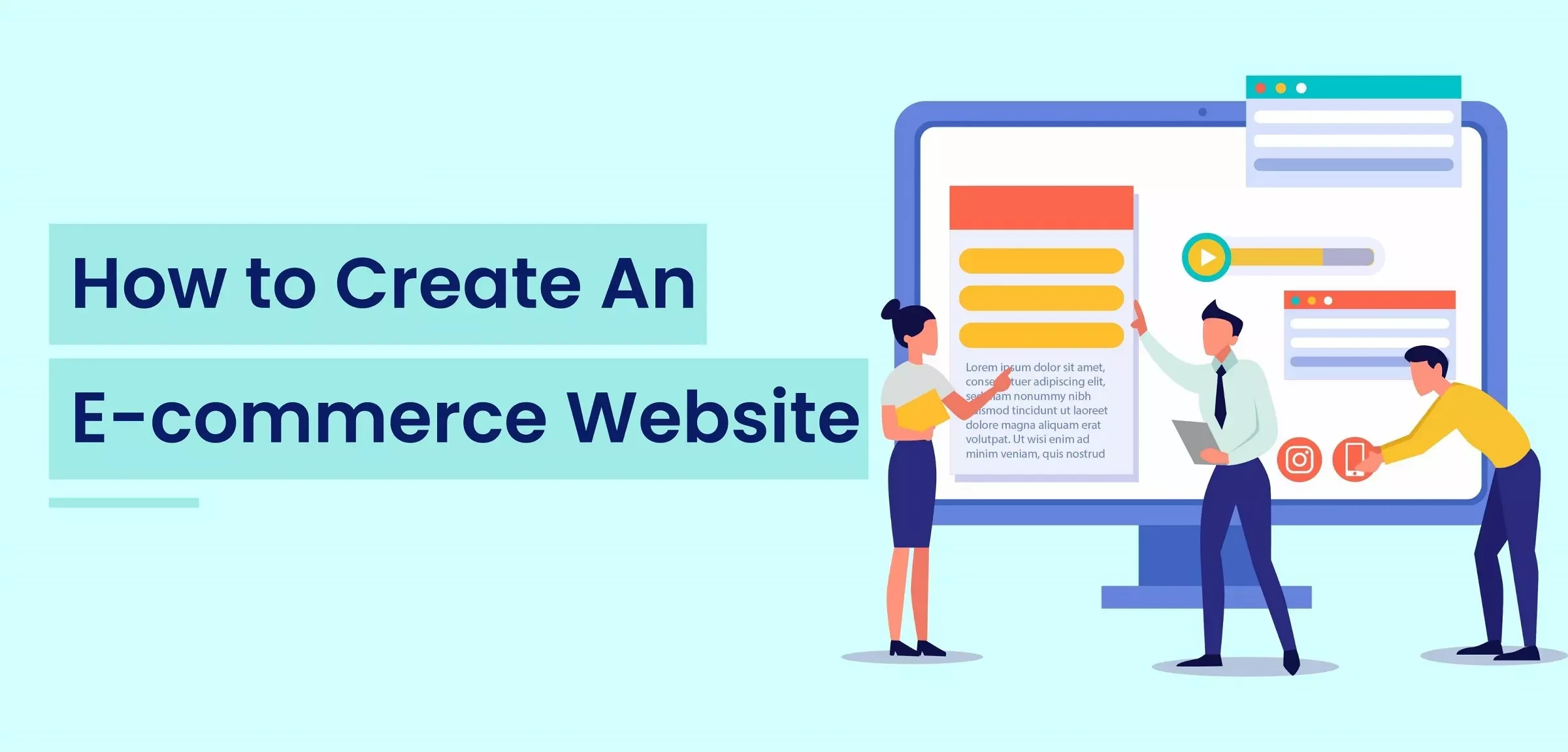 how to create an e commerce website